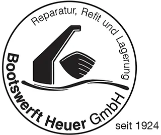 Logo der Bootswerft Heuer in Finkenwerder